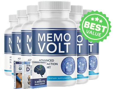 Six bottles of Memo Volt